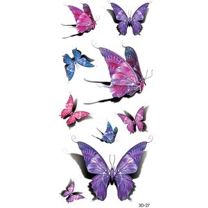 Temporary Tattoo 3D Butterfly